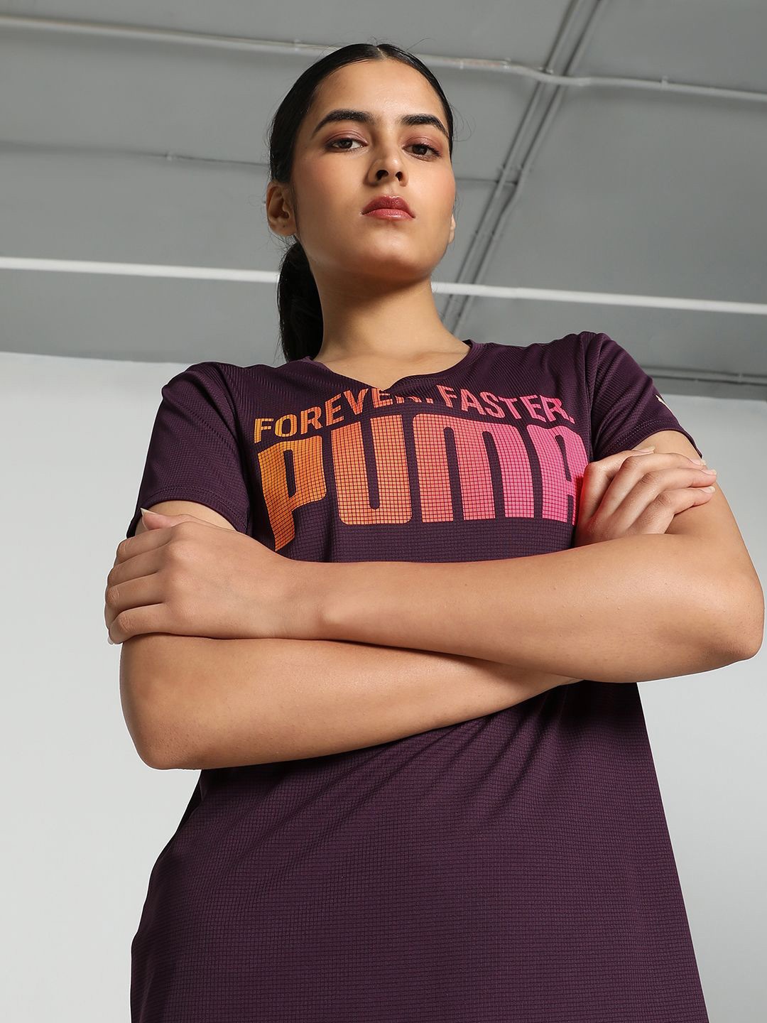 

Puma Run Favorites FF Graphic Tee, Purple