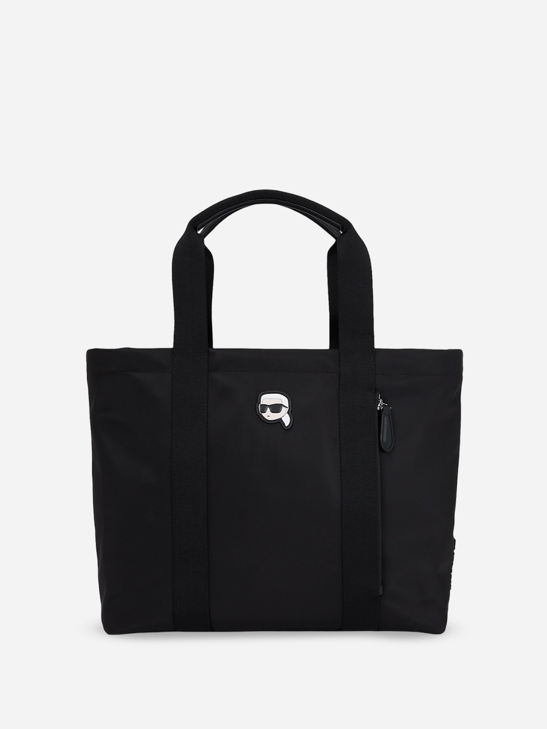 

Karl Lagerfeld Oversized Structured Tote Bag with Quilted, Black