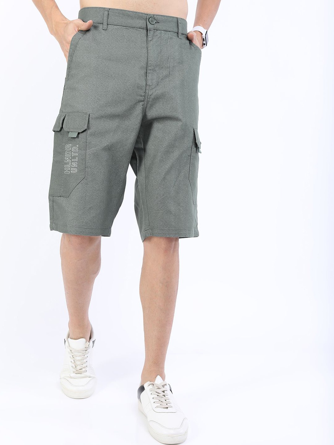 

HIGHLANDER Men Cargo Shorts, Green