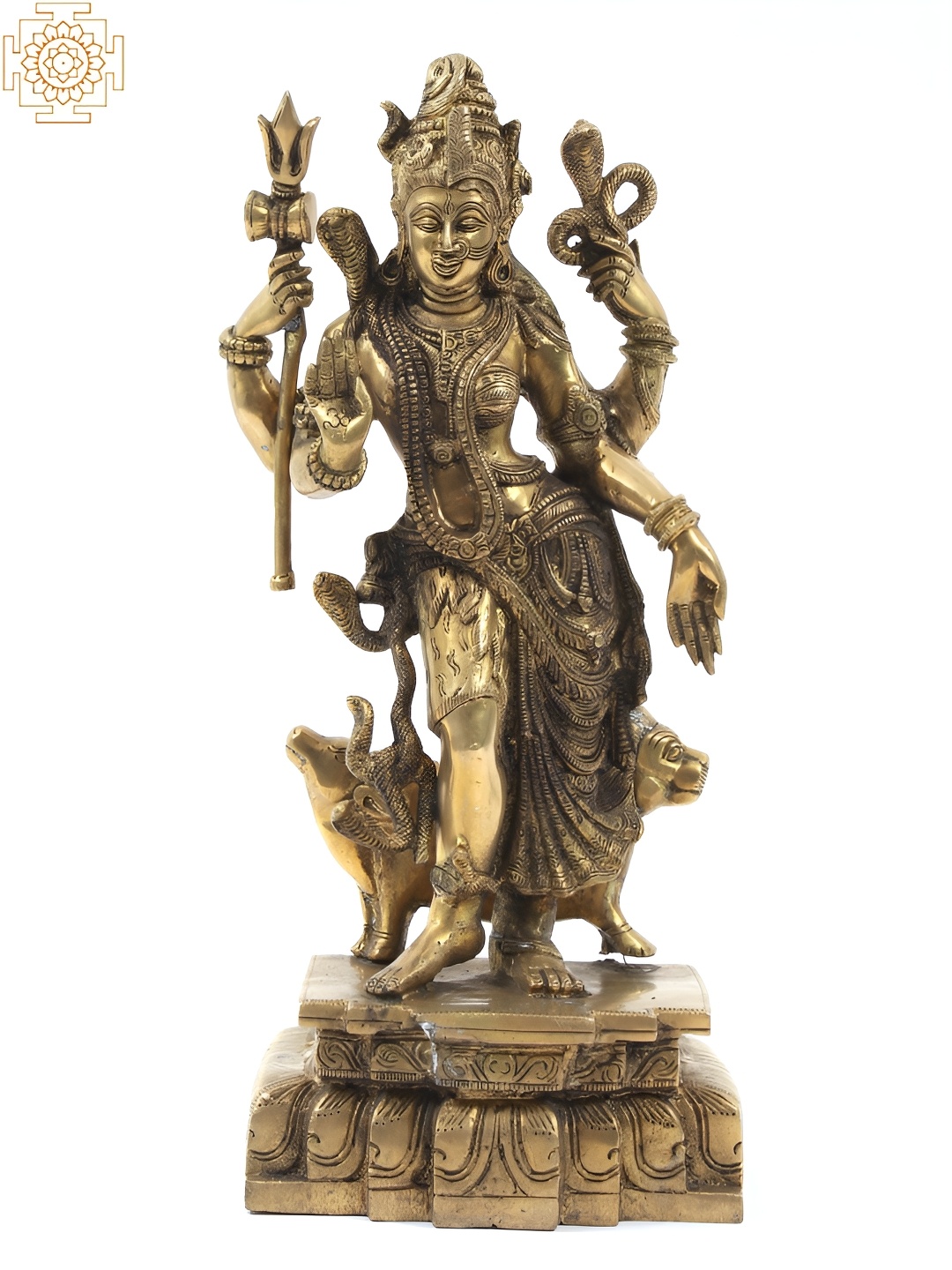 

Exotic India Gold-Toned Religious Idol Showpiece