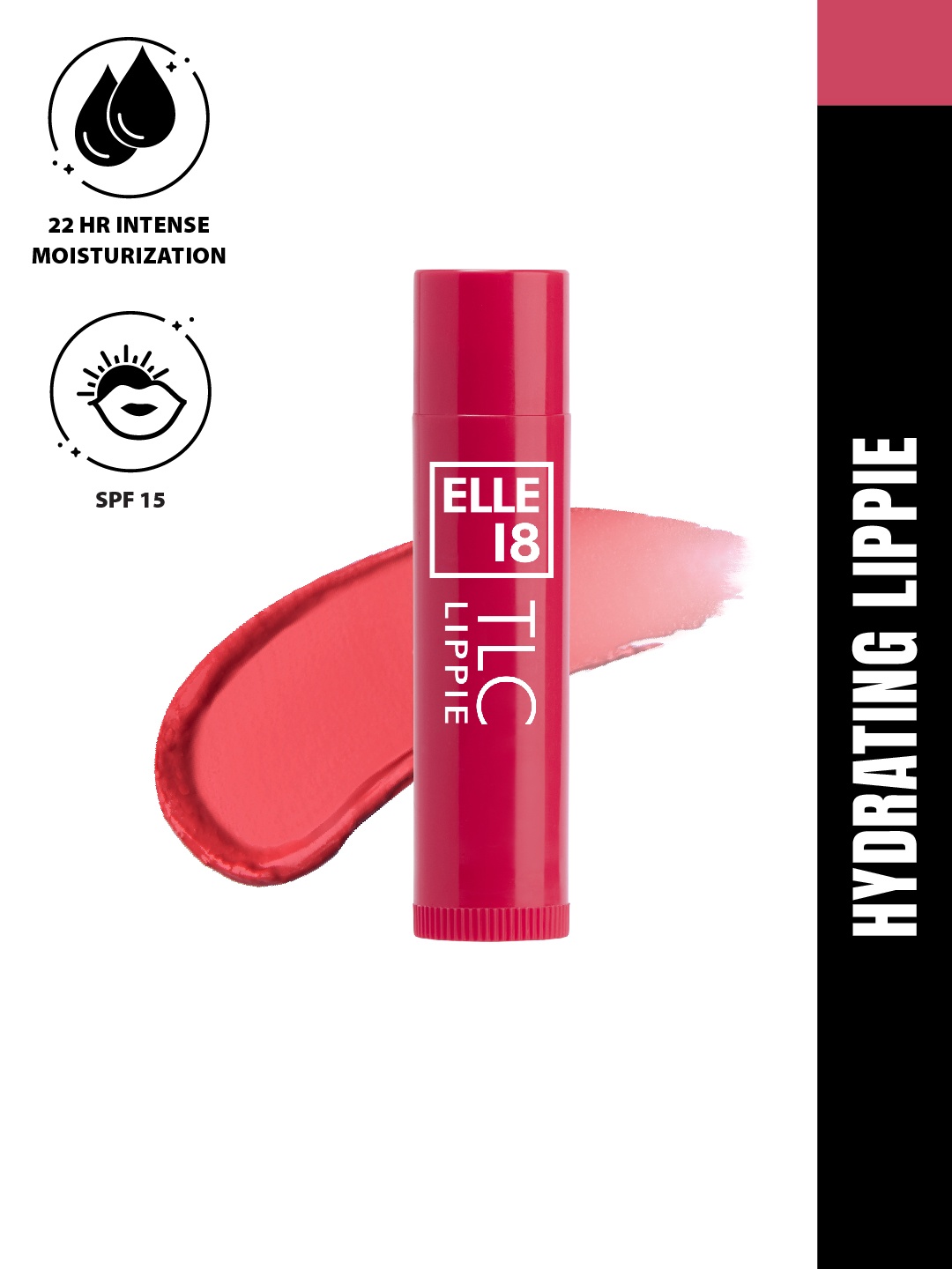 

ELLE 18 TLC Hydrating SPF15 Lippie - Raspberry, Red