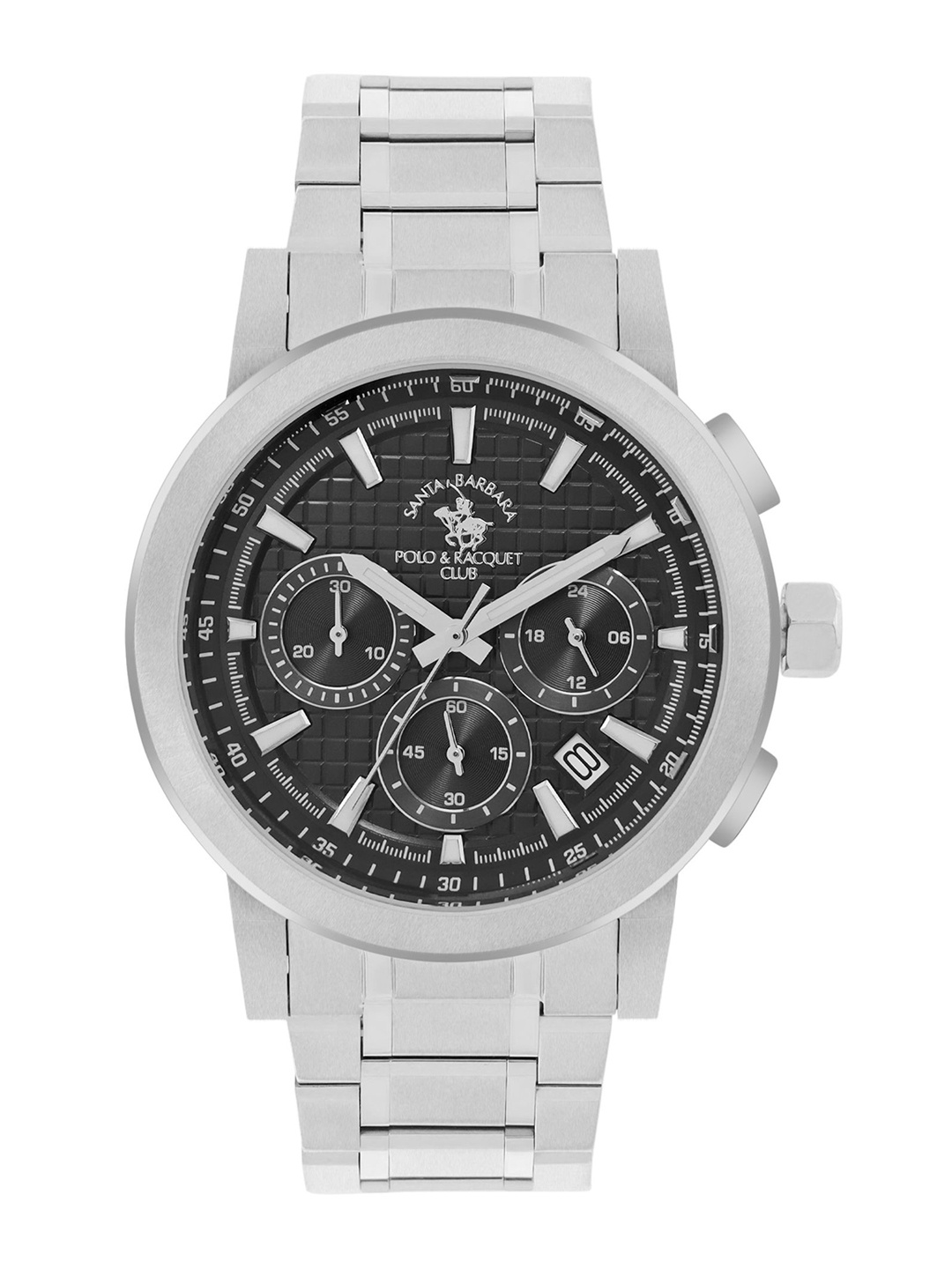 

SANTA BARBARA POLO & RACQUET CLUB Men Black Dial Chronograph Watch SB.1.10565-1, Silver