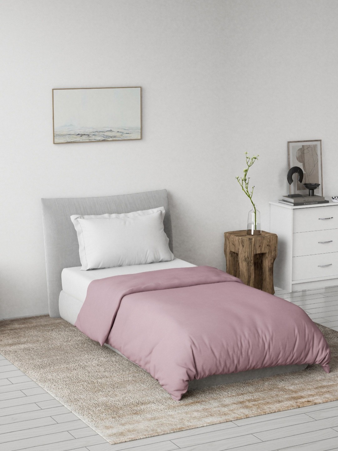 

DDecor Purple AC Room 120 GSM Single Bed Quilt