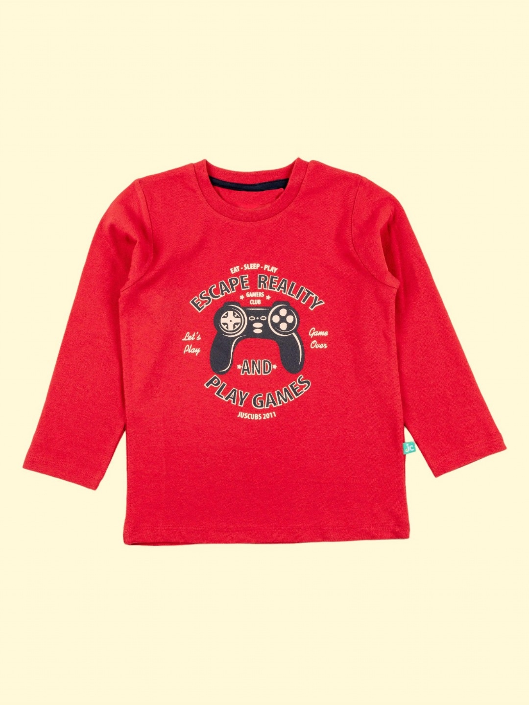 

BAESD Boys Printed T-shirt, Red
