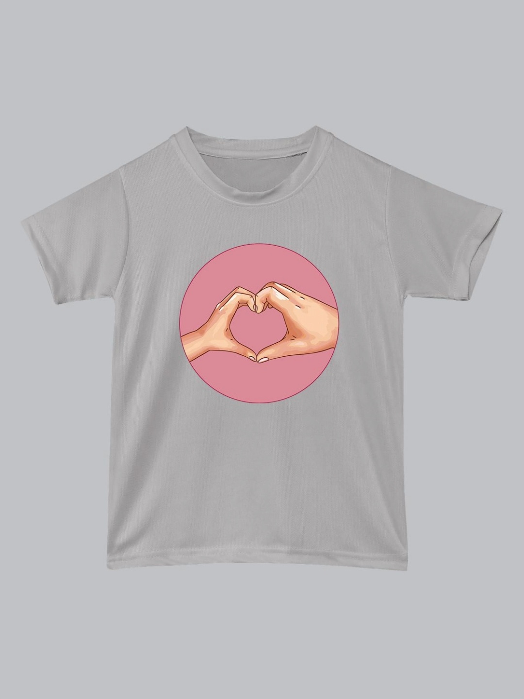

BAESD Unisex Kids Graphic Printed Round Neck T-Shirt, Grey