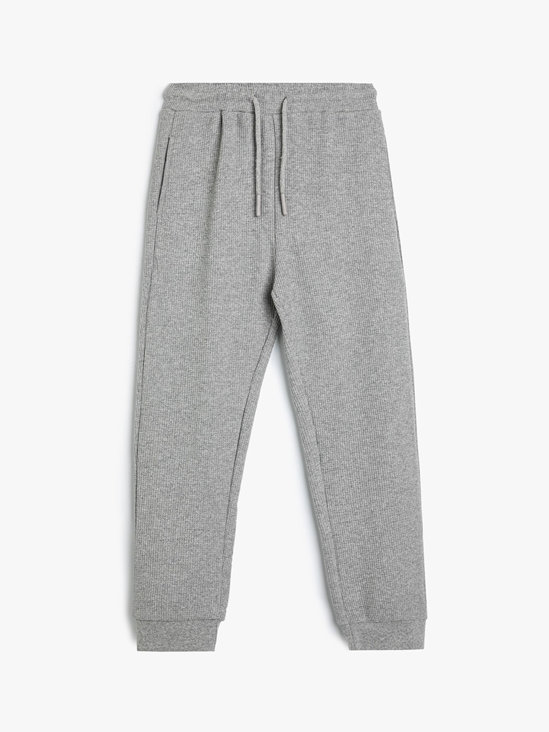 

Koton Boys Mid-Rise Pure Cotton Joggers, Grey