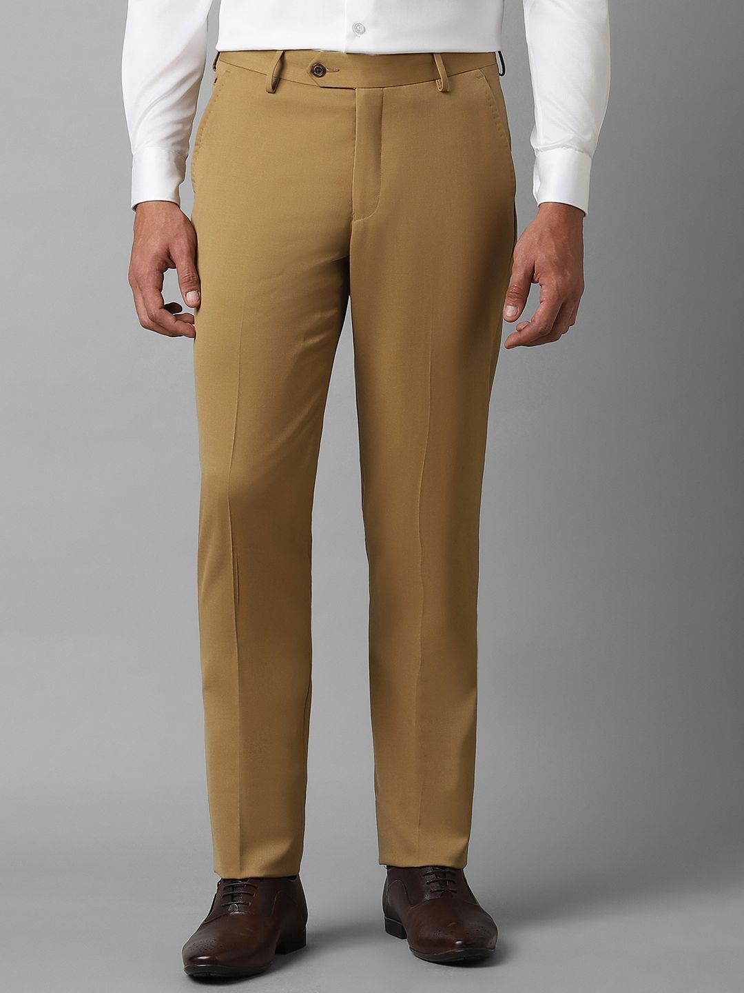 

Louis Philippe Men Slim Fit Trousers, Khaki