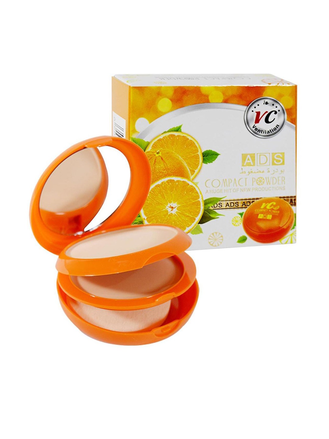 

A.D.S 2 In1 Vitamin C Powder Compact -20g, Beige