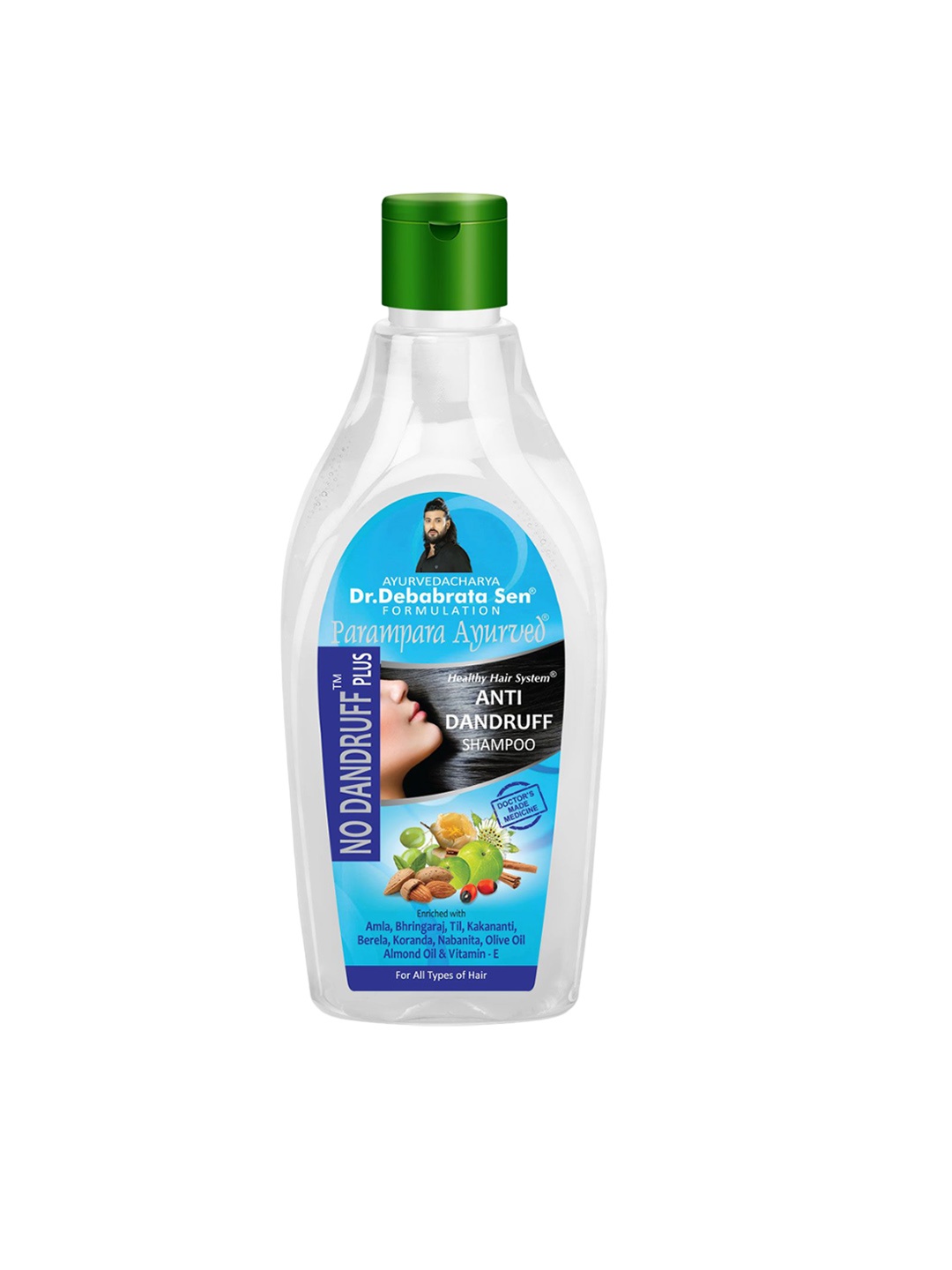 

Parampara Ayurved No Dandruff Plus Anti Dandruff Shampoo With Amla & Vitamin E - 250ml, White