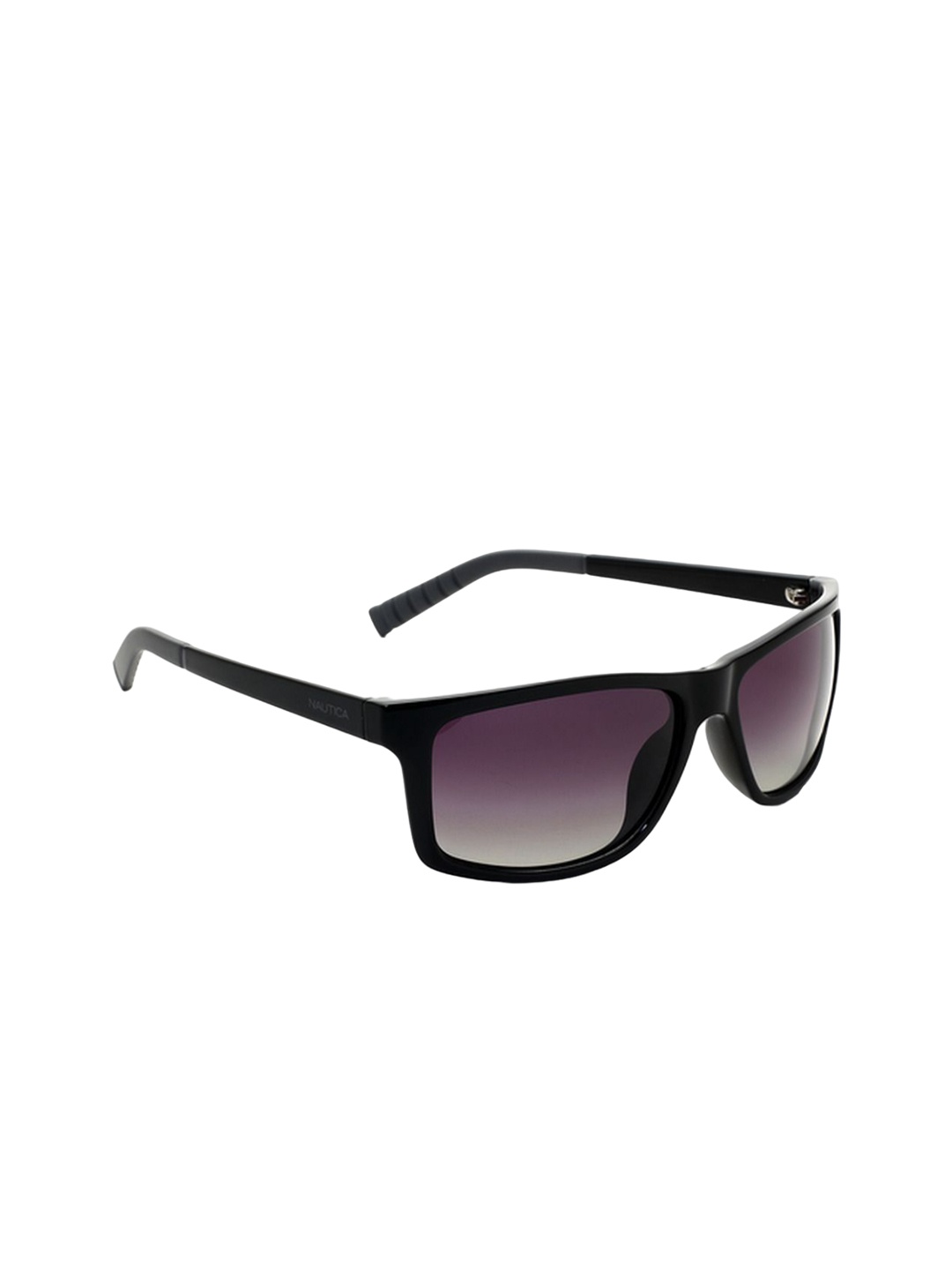 

Nautica Unisex Rectangle Sunglasses with UV Protected Lens, Brown