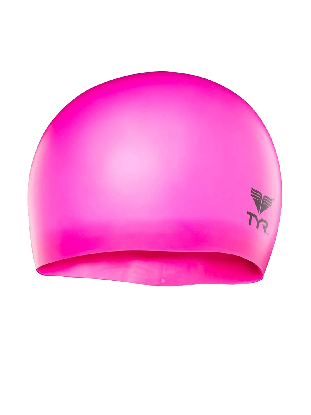 

TYR Wrinkle Free Silicone Swim Cap, Pink