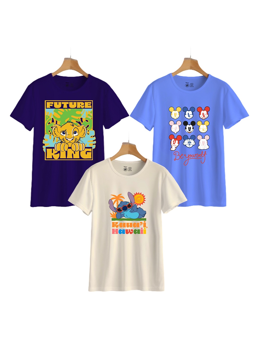 

YK Disney Boys 3 Printed Applique T-shirt, Multi