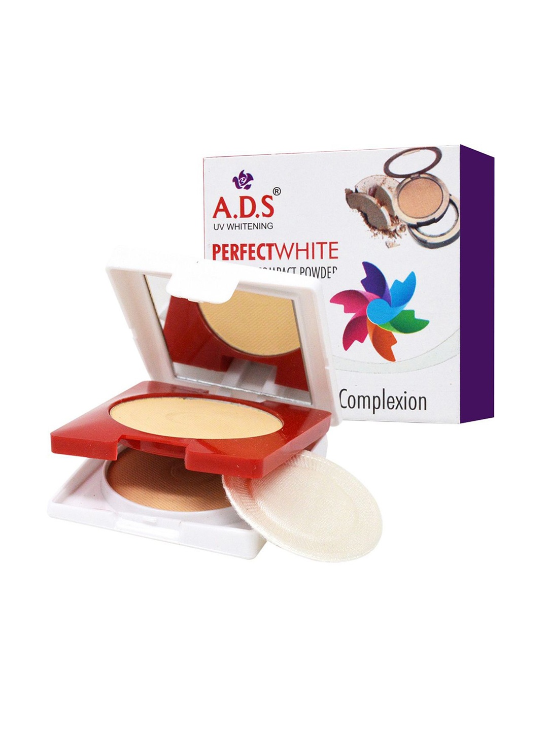 

A.D.S UV Whitening Perfect Fairness Compact Powder-20g, Beige