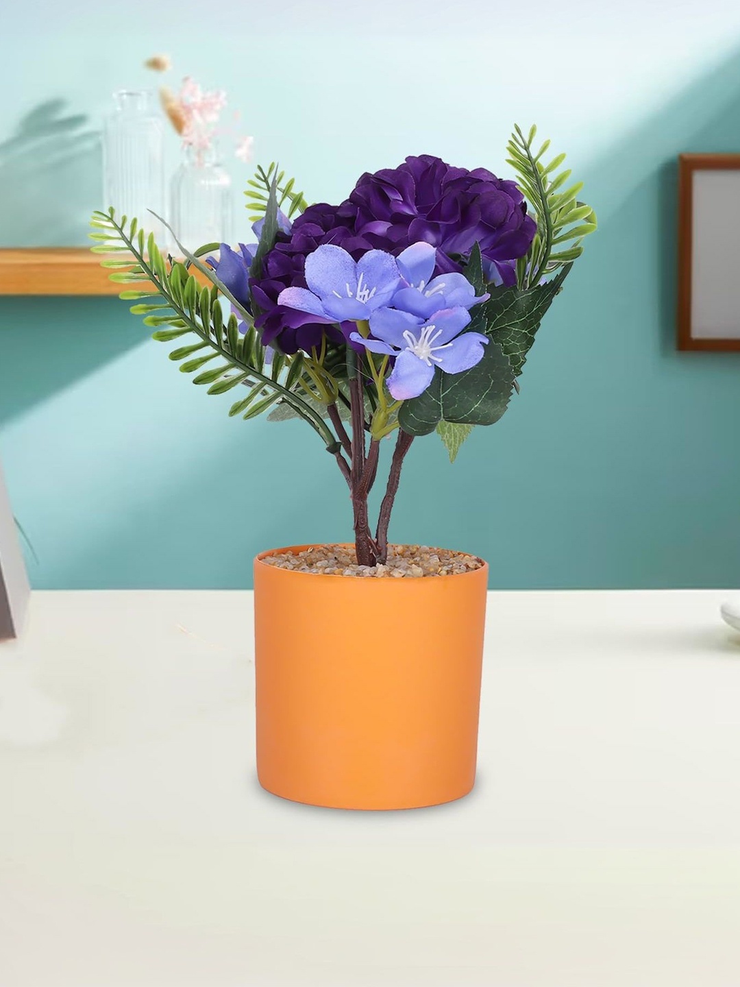 

Ekhasa Purple 1 Pieces Artificial Flower With Pot