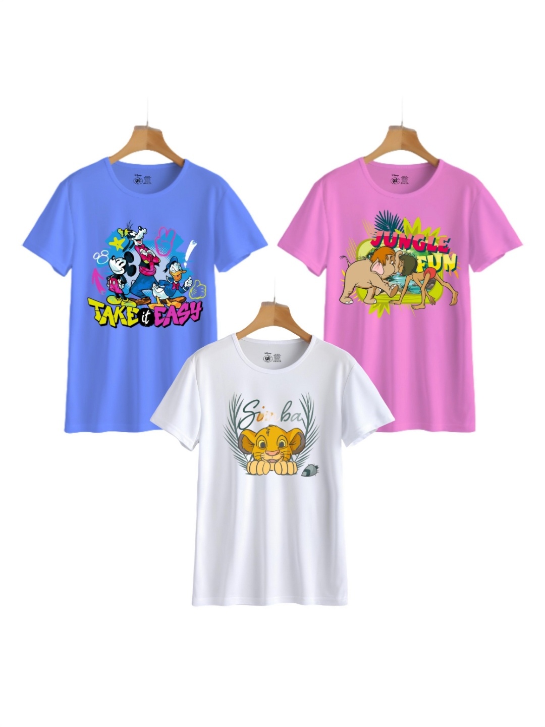 

YK Disney Boys 3 Printed Applique T-shirt, Multi