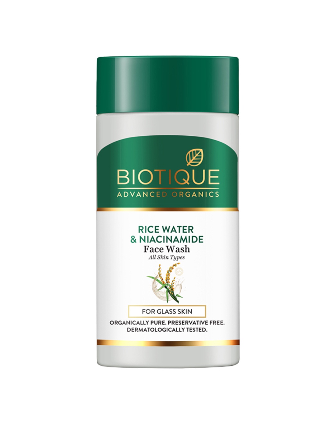 

Biotique Rice Water & Niacinamide Gel Face Wash for Glass Skin - 25 ml, White