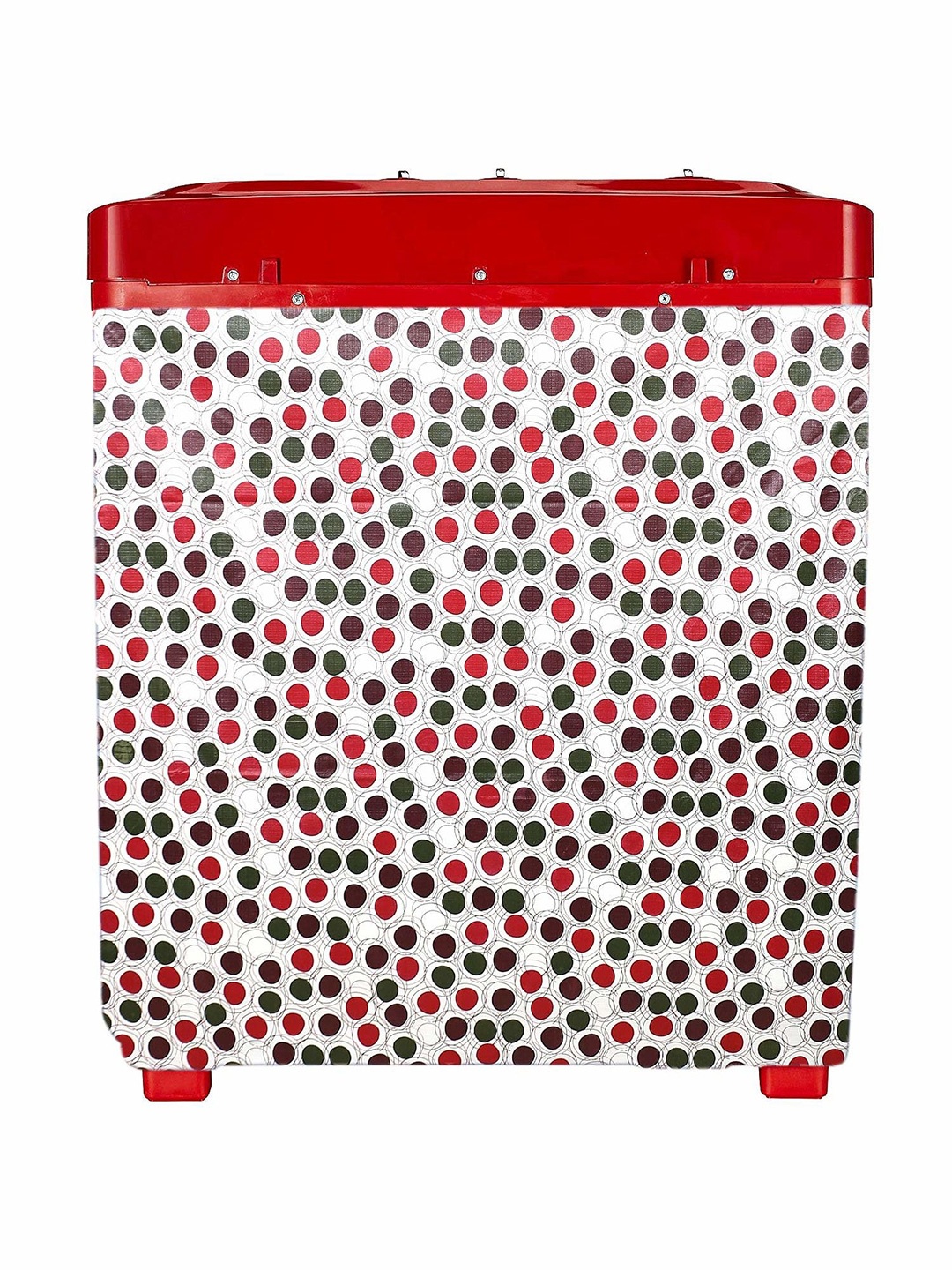 

Kuber Industries Red Printed Top Load Washing Machine Cover