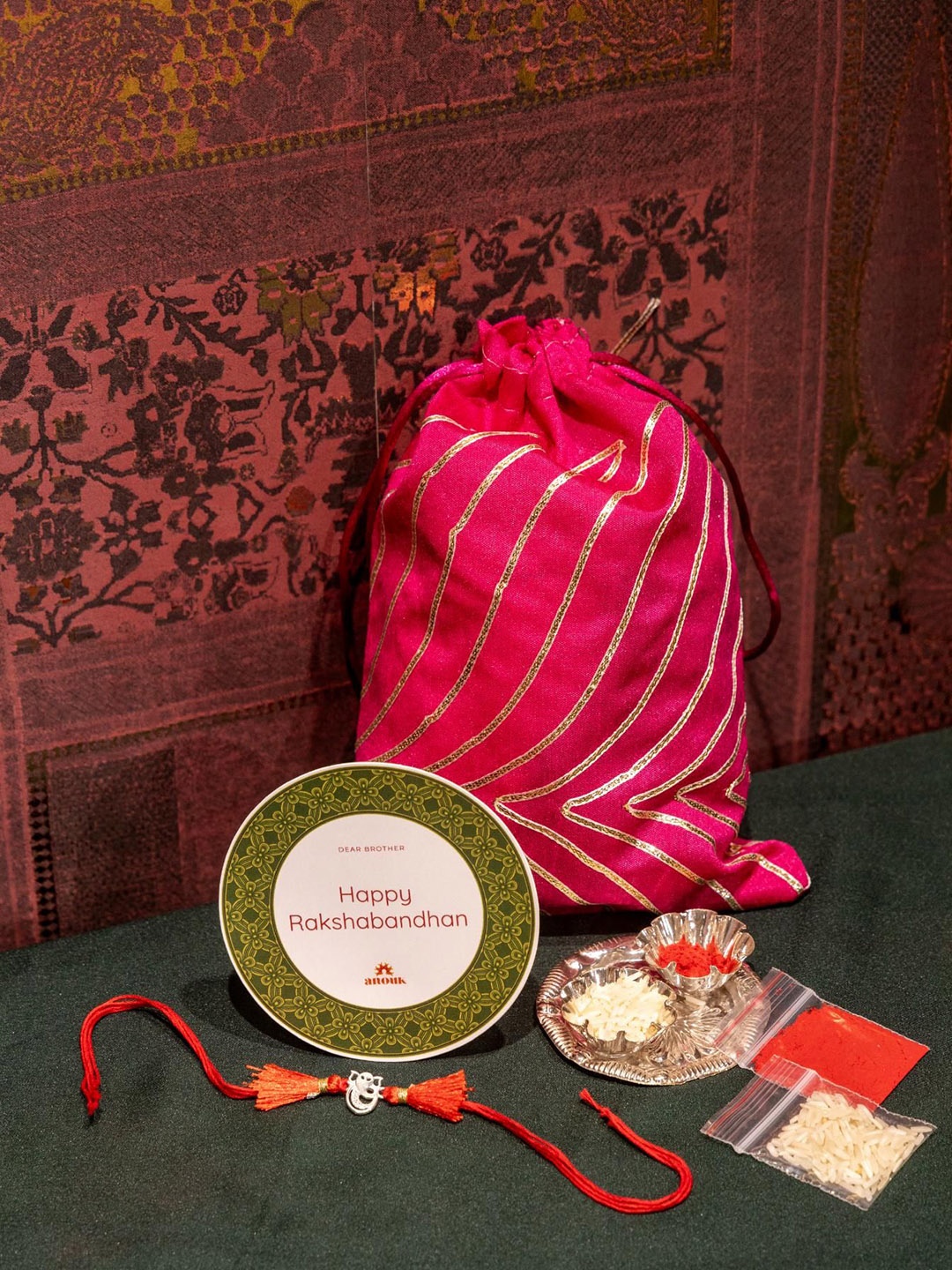 

Anouk Thread Rakhi, Red