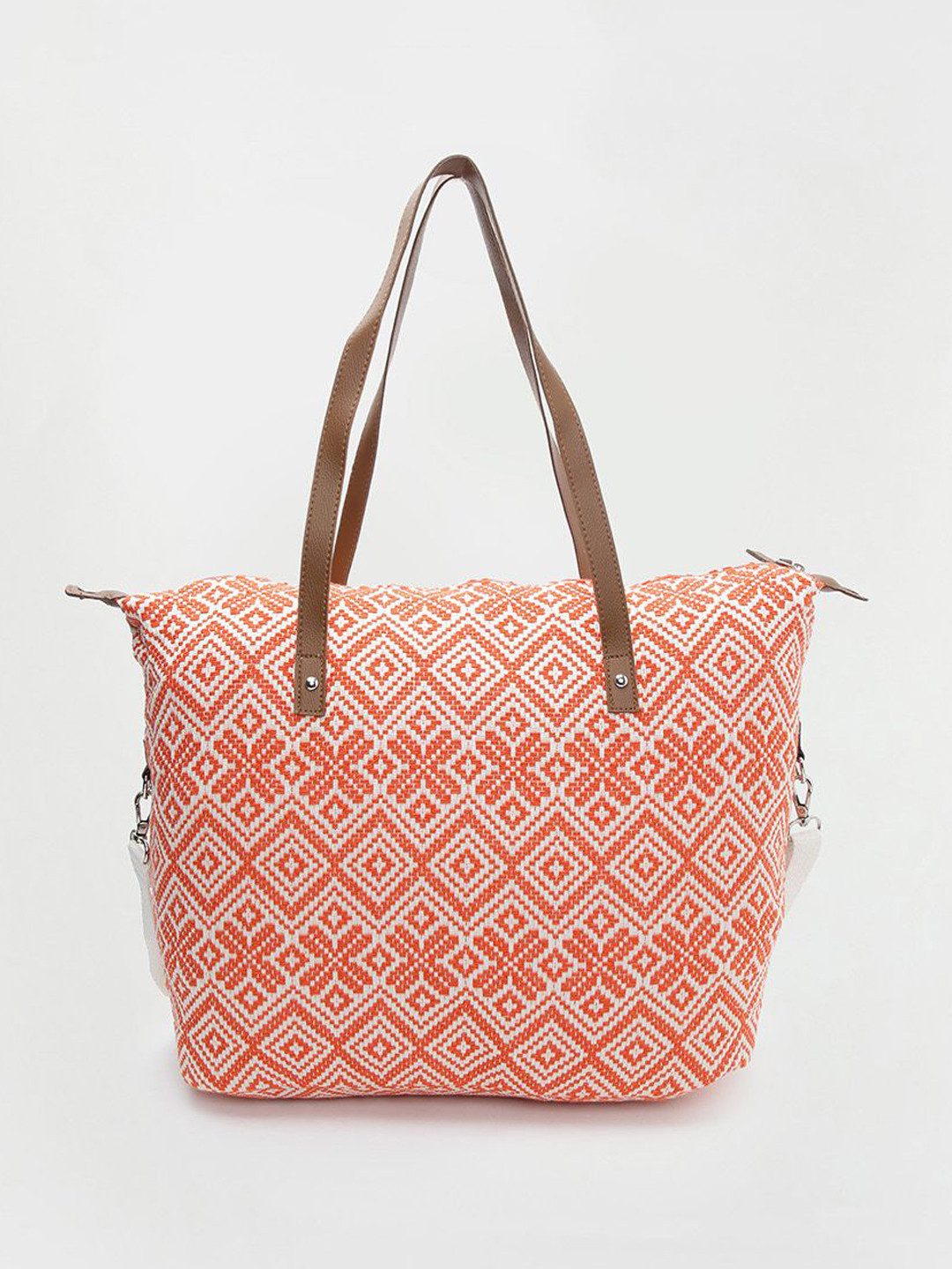 

max Printed Medium Casual Duffel Bag, Orange