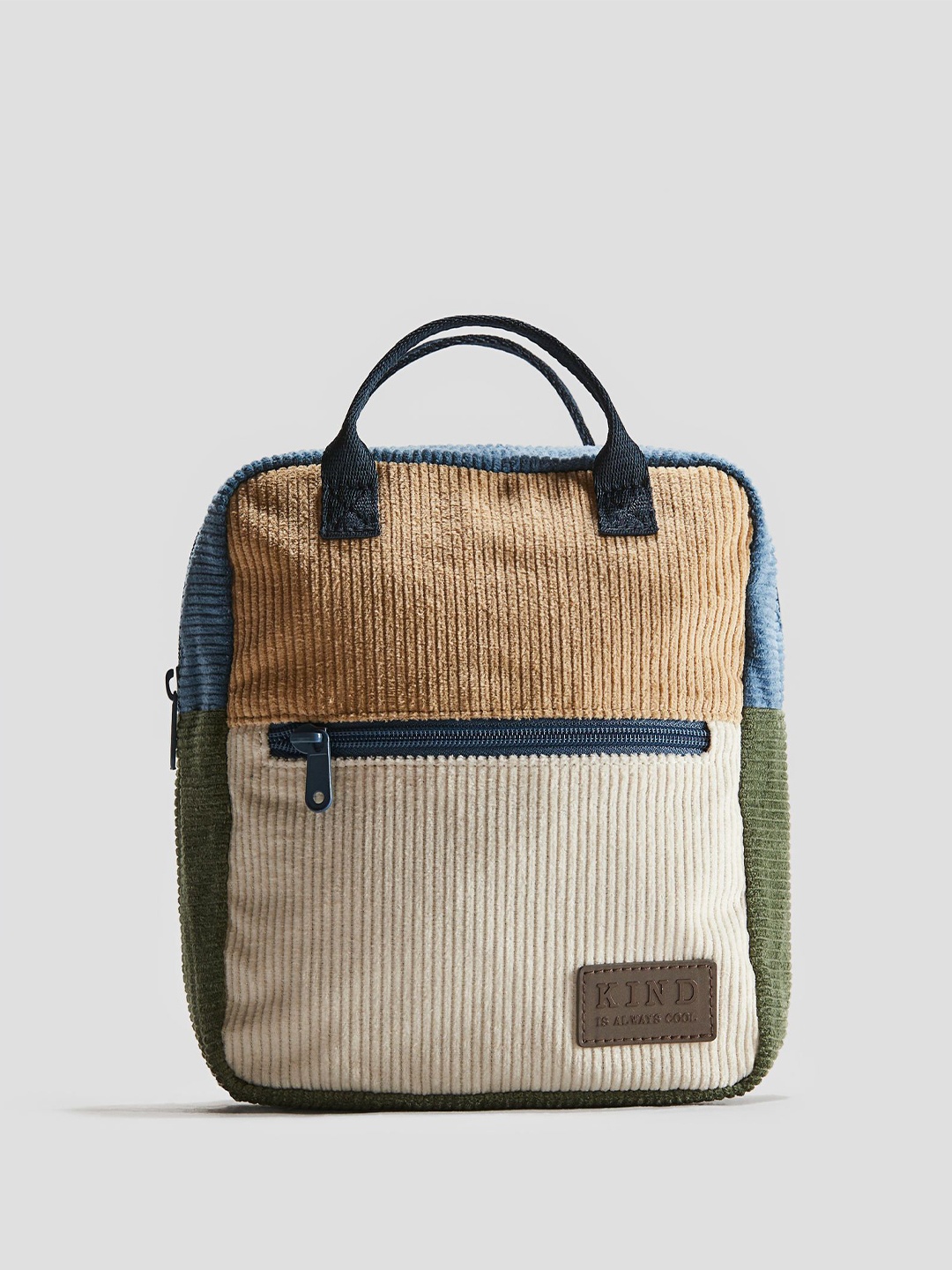

H&M Boys Corduroy Backpack, Beige