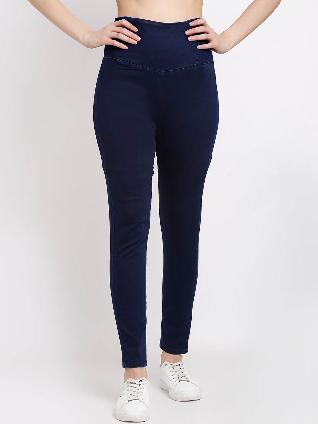 

Global Republic Women Slim Fit High-Rise Jeggings, Blue