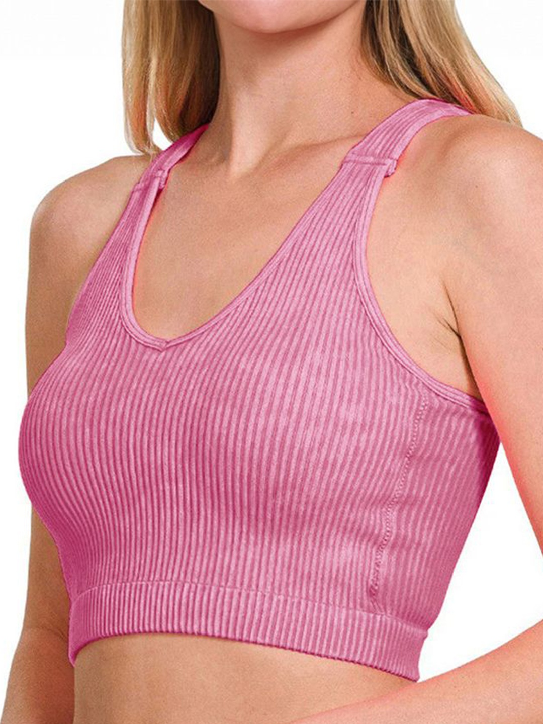 

StyleCast Women Solid Scoop Neck Top, Purple