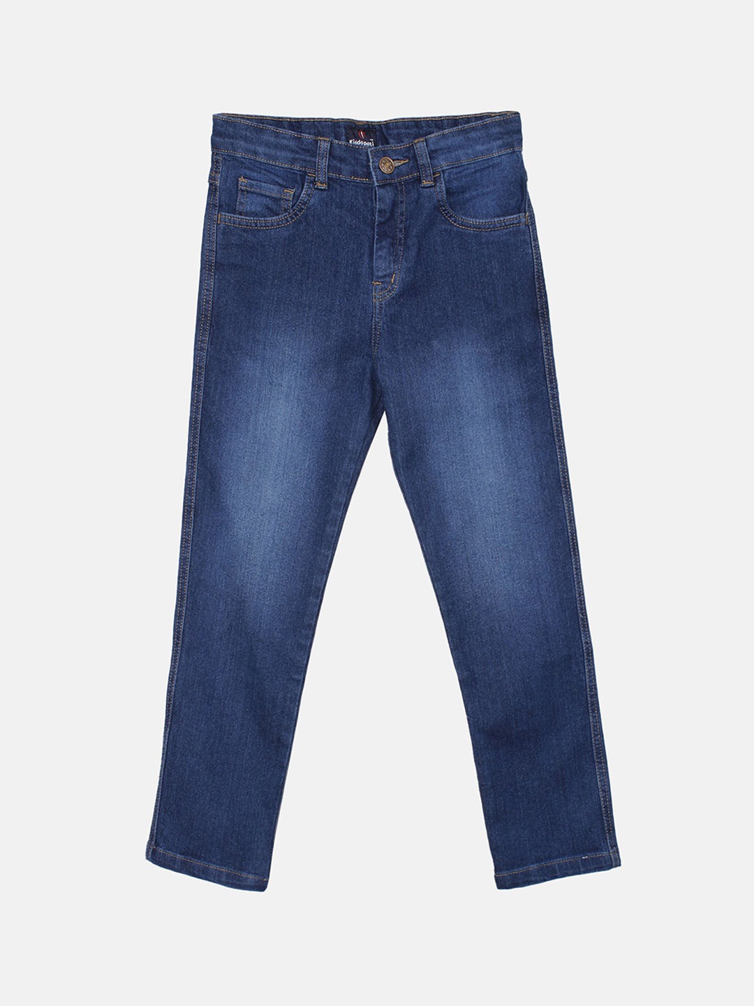 

KiddoPanti Boys Jean Light Fade Stretchable Jeans, Blue