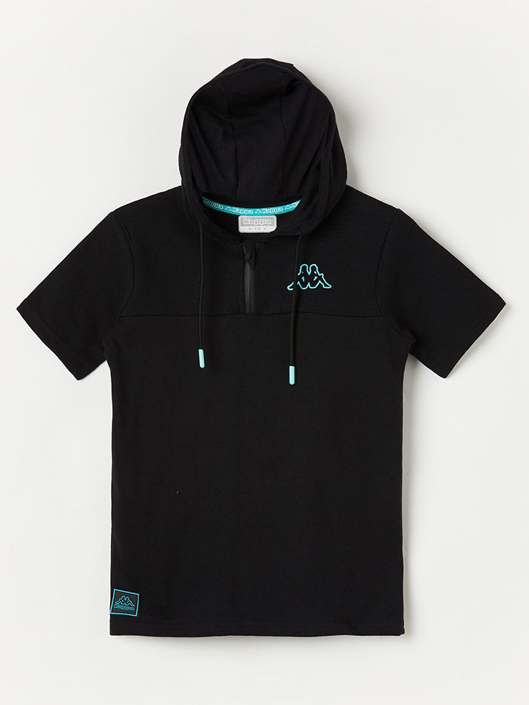 

Kappa Boys Hooded T-shirt, Black