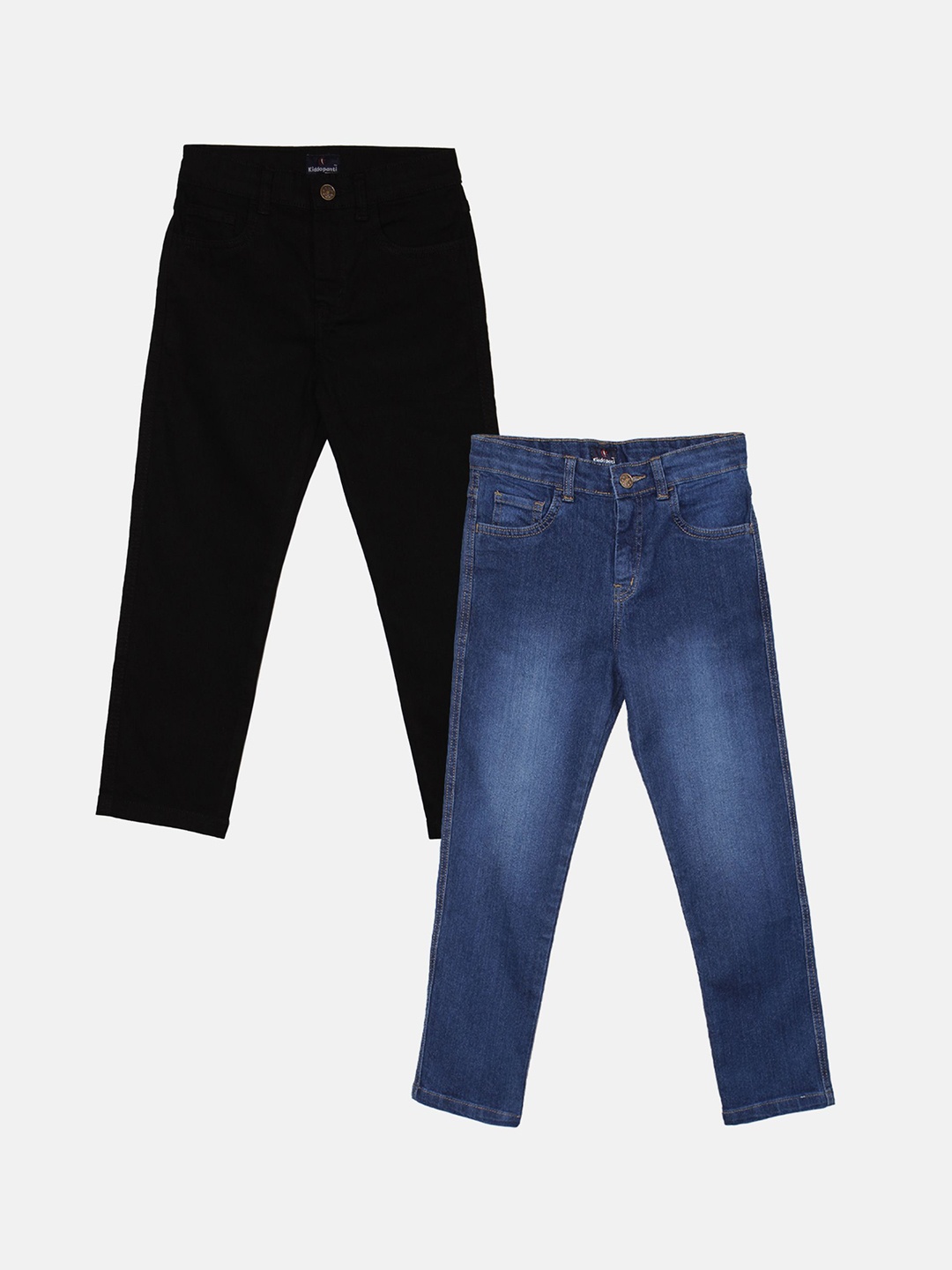 

KiddoPanti Boys Jean Stretchable Jeans, Black