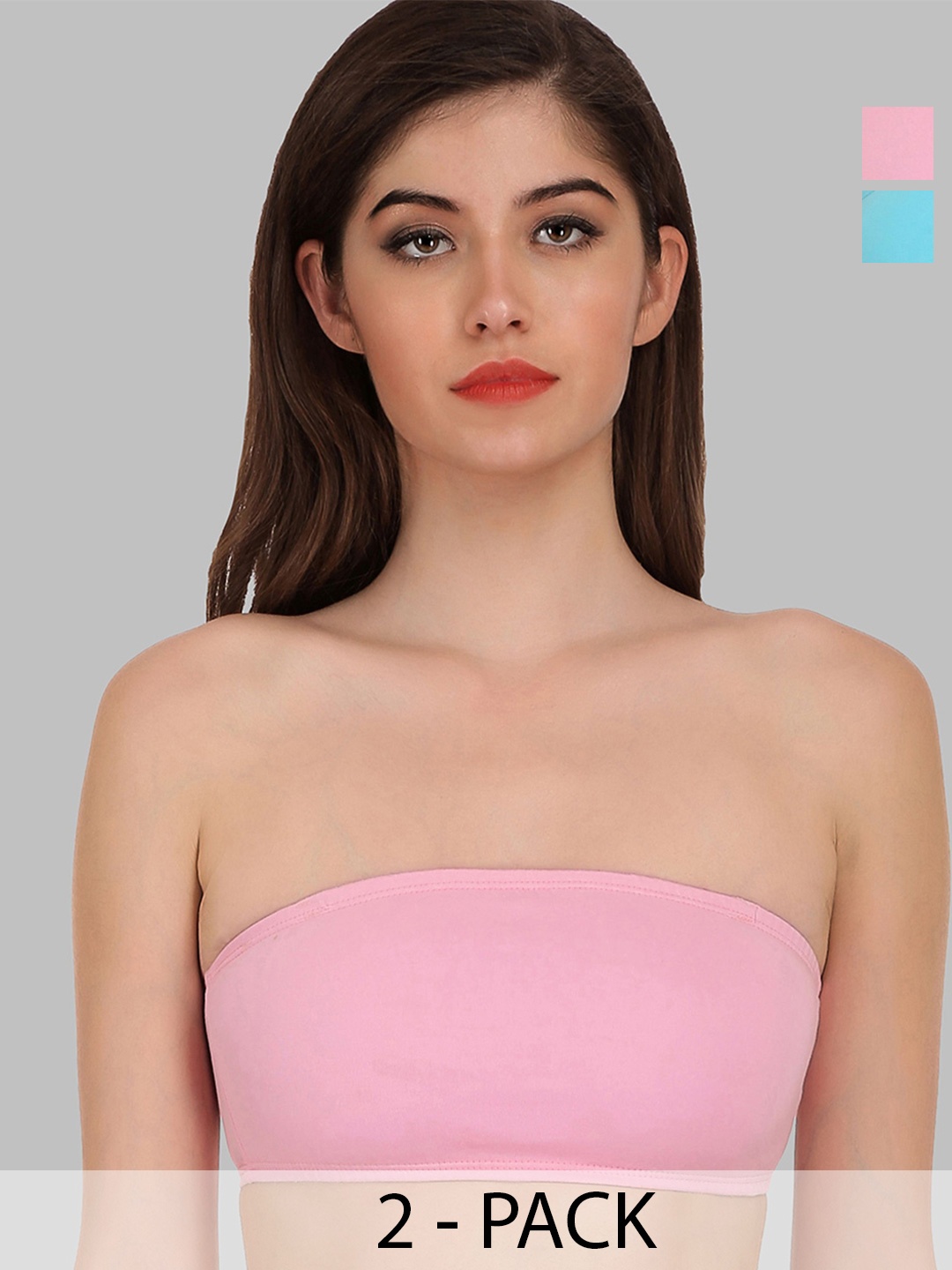 

SELFCARE Bandeau Bra Full Coverage, Blue