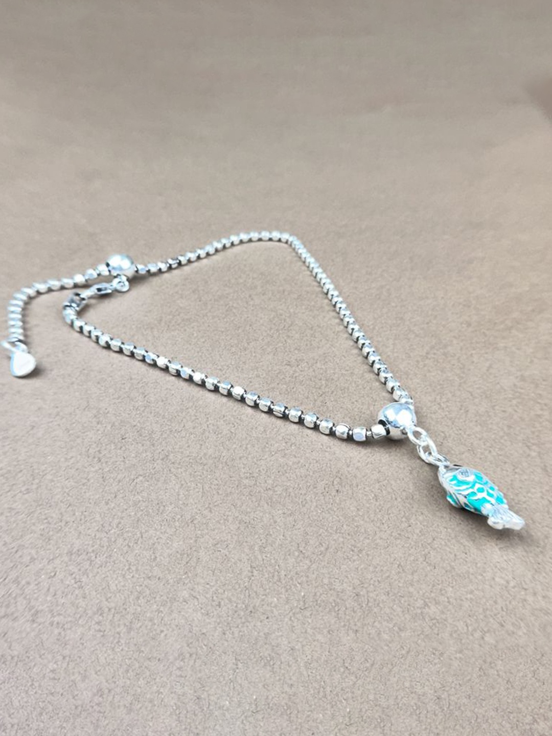 

925 SILLER Women 925 Sterling Silver Anklet