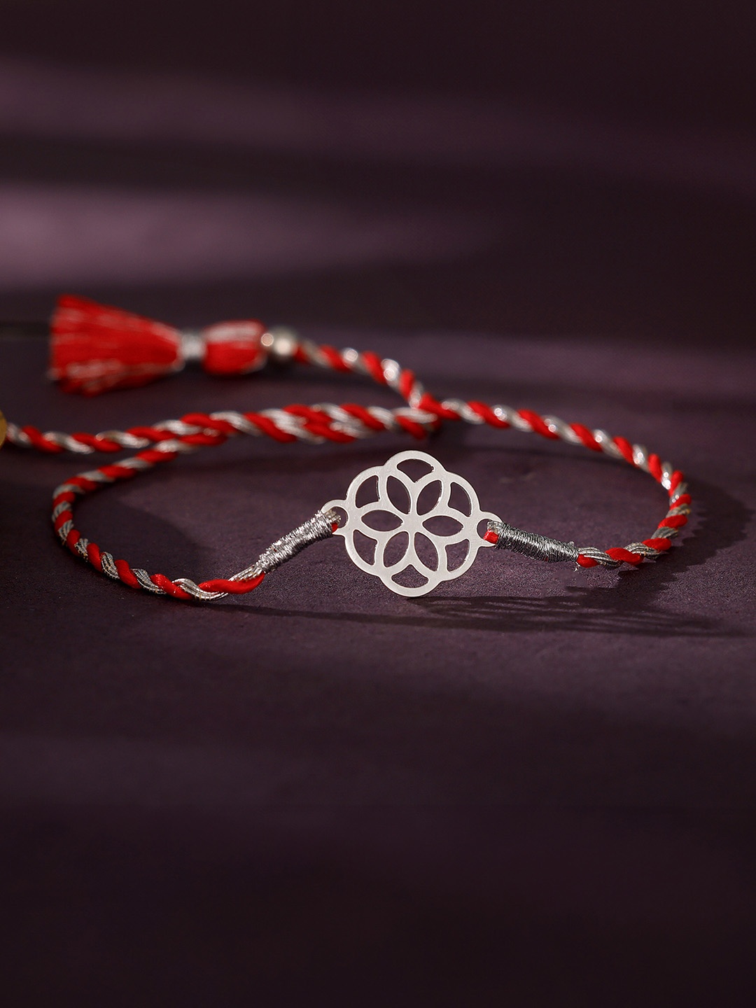 

GIVA Silver Plated Rakhi