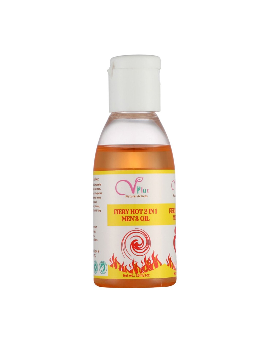

Vigini Fiery Hot 2 in 1 Men's Ylang Ylang Massage Oil- 25ml, White