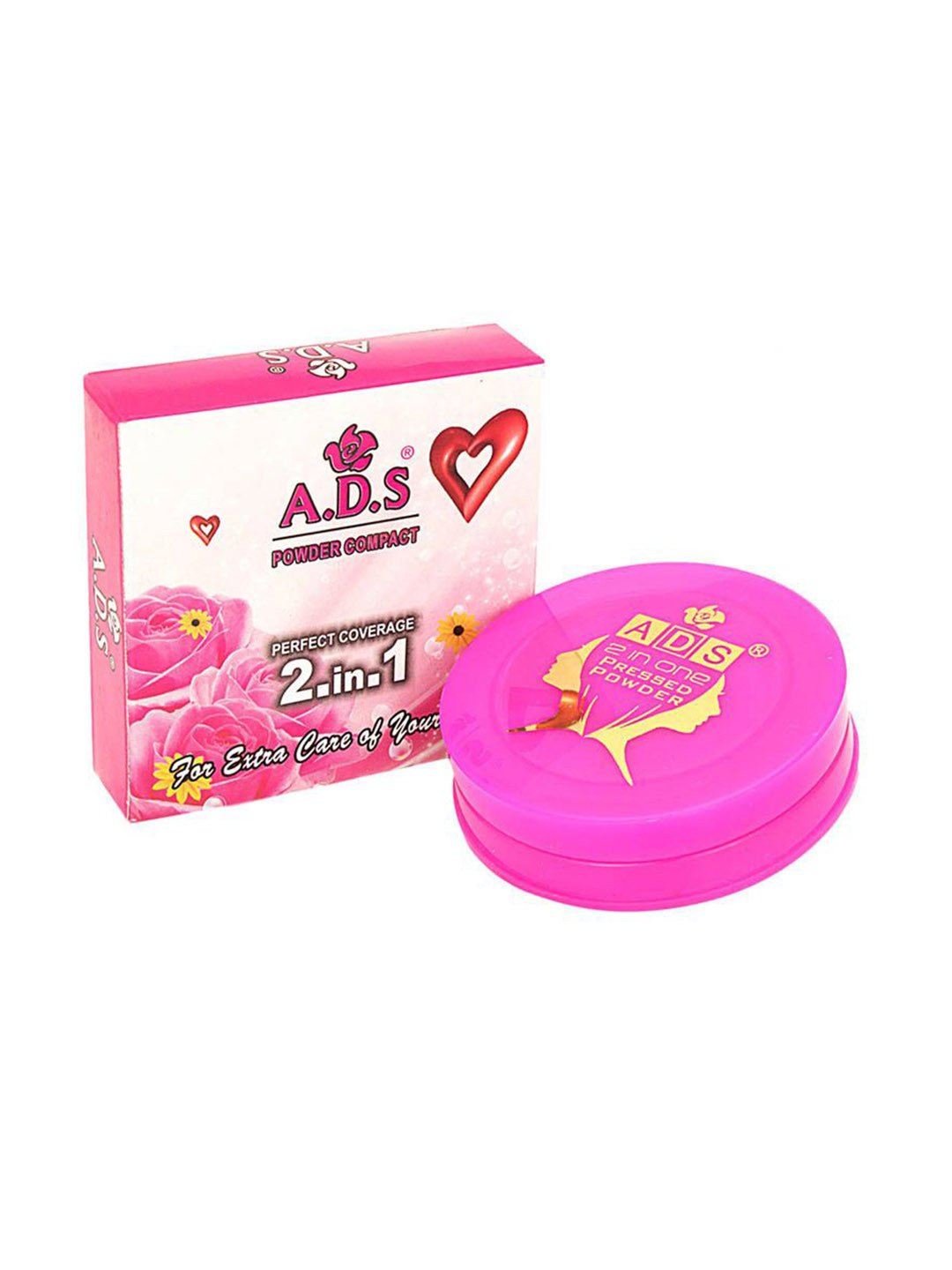 

A.D.S 2 In1 Matte Powder Compact -20g, Beige