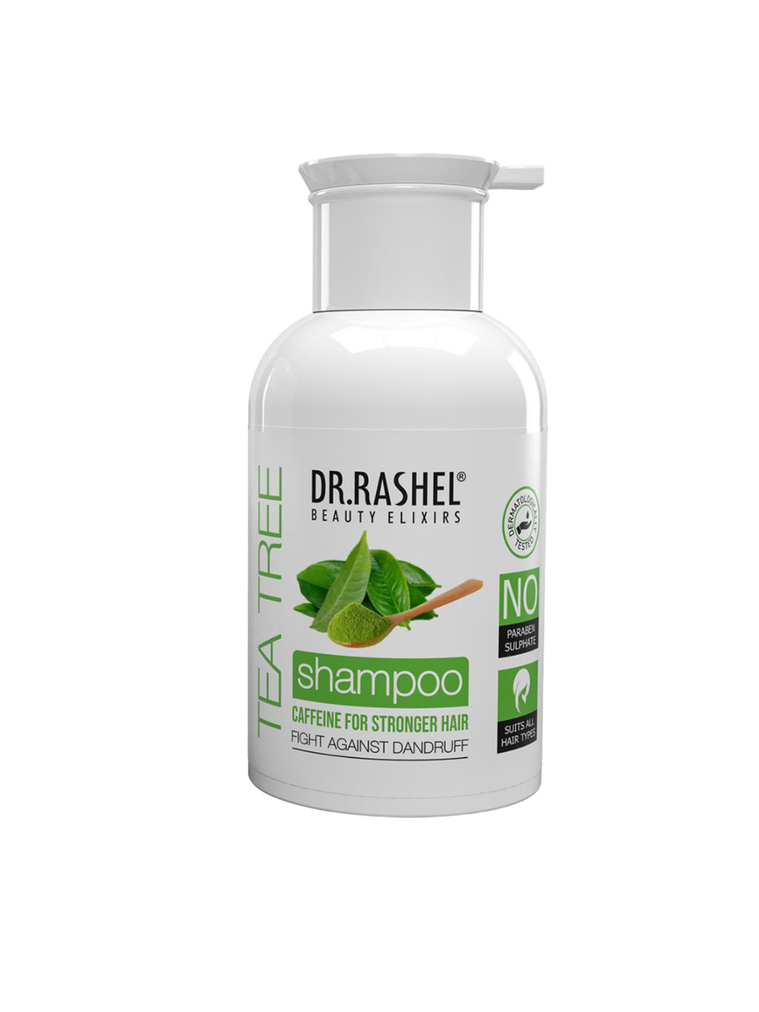

DR.RASHEL Tea Tree Anti-Dandruff Strengthening Hair Shampoo-250ml, White