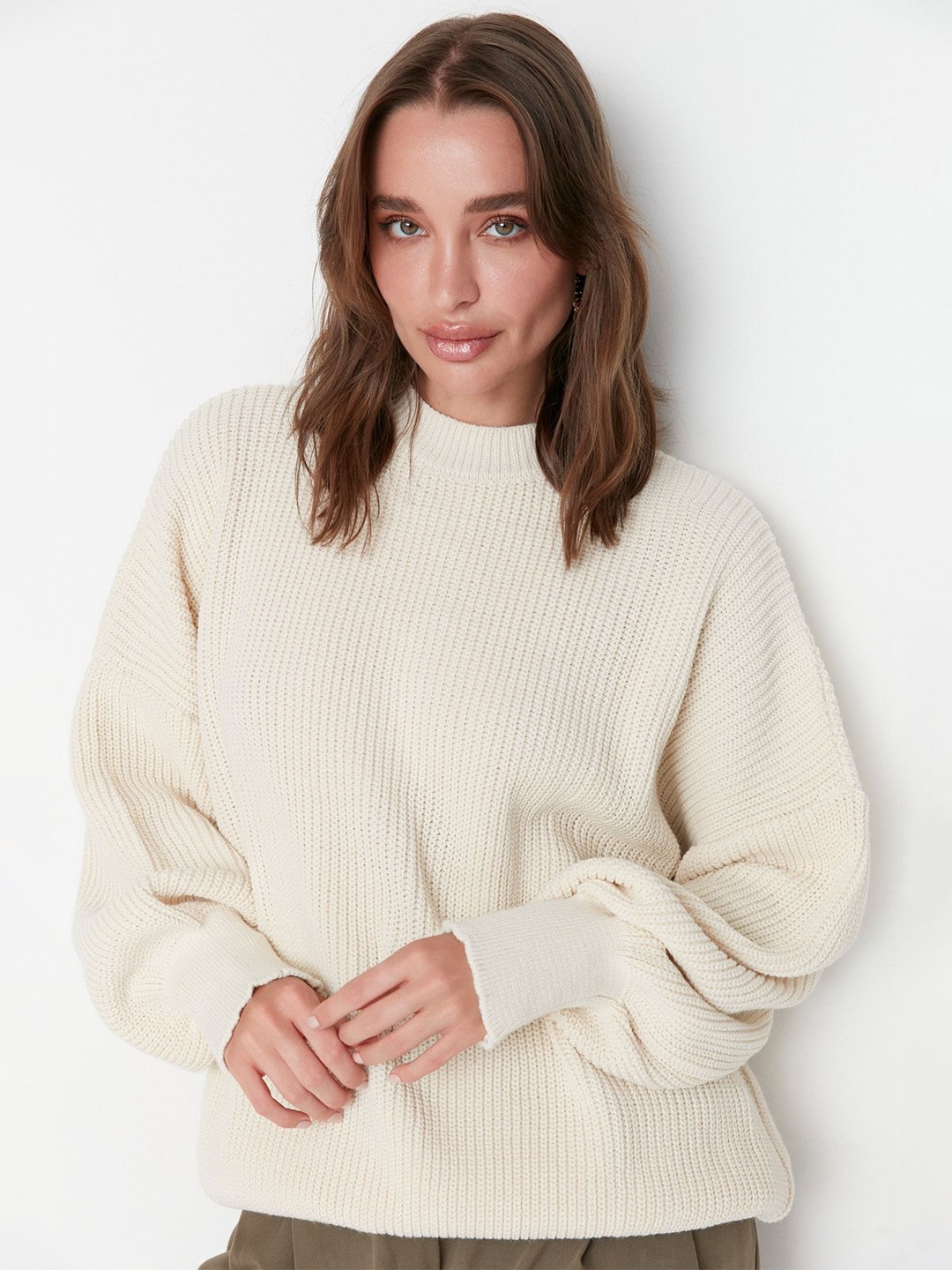 

Trendyol Women Pullover, Beige