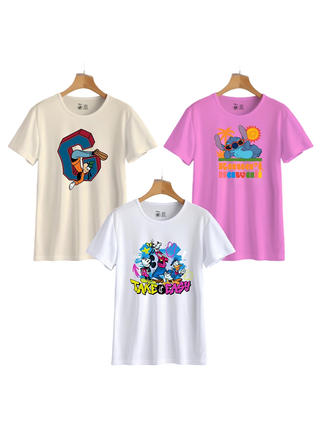 

YK Disney Boys 3 Printed Applique T-shirt, Multi