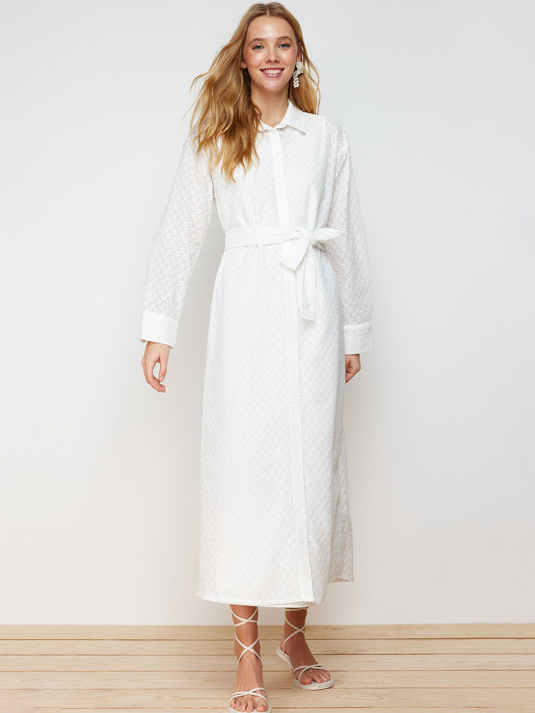 

Trendyol Shirt Maxi Dress, Na