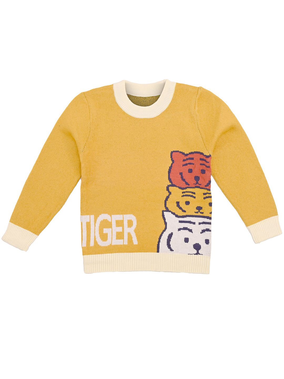 

Bold N Elegant Unisex Kids Humour and Comic Printed Pullover, Yellow