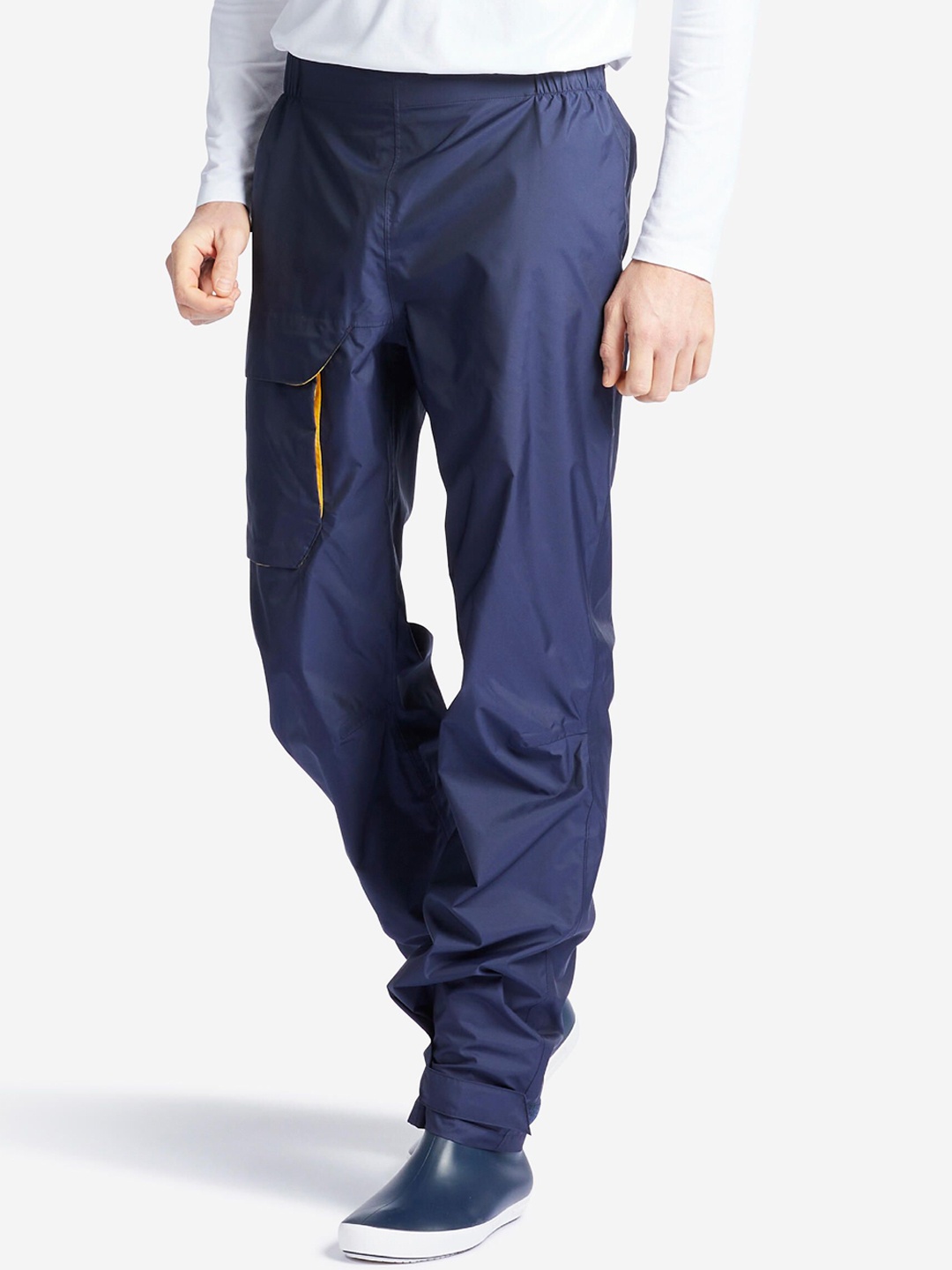 

Nabaiji By Decathlon Men Navy Blue Waterproof Sailing Overtrousers