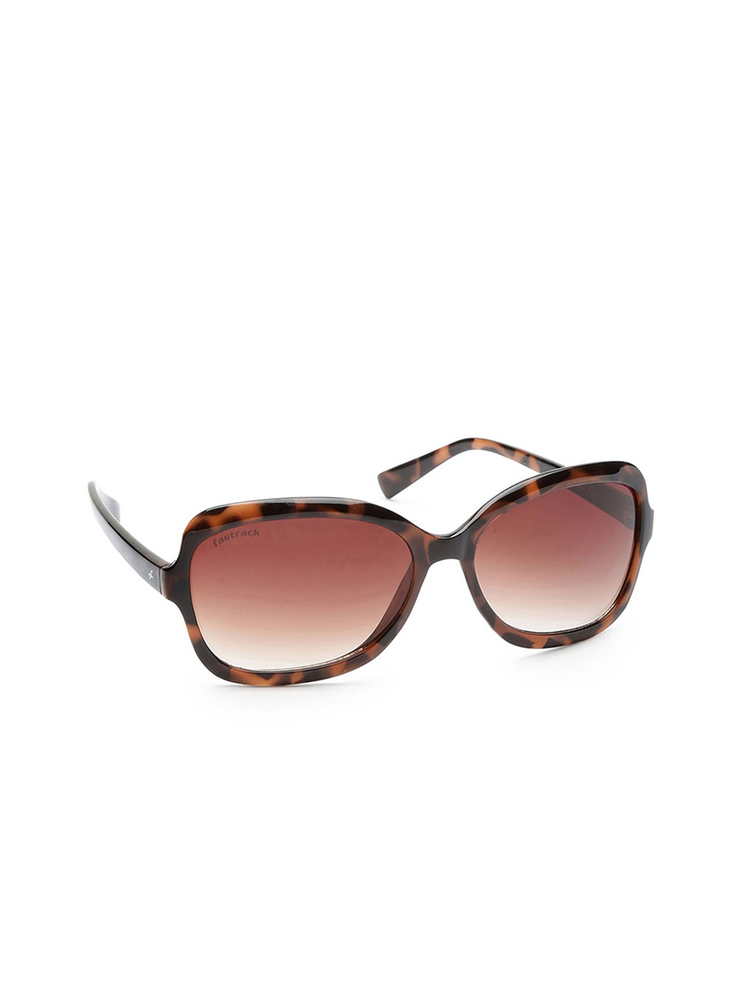 

Fastrack Women Cateye Sunglasses with UV Protected Lens P183BR1FV, Brown