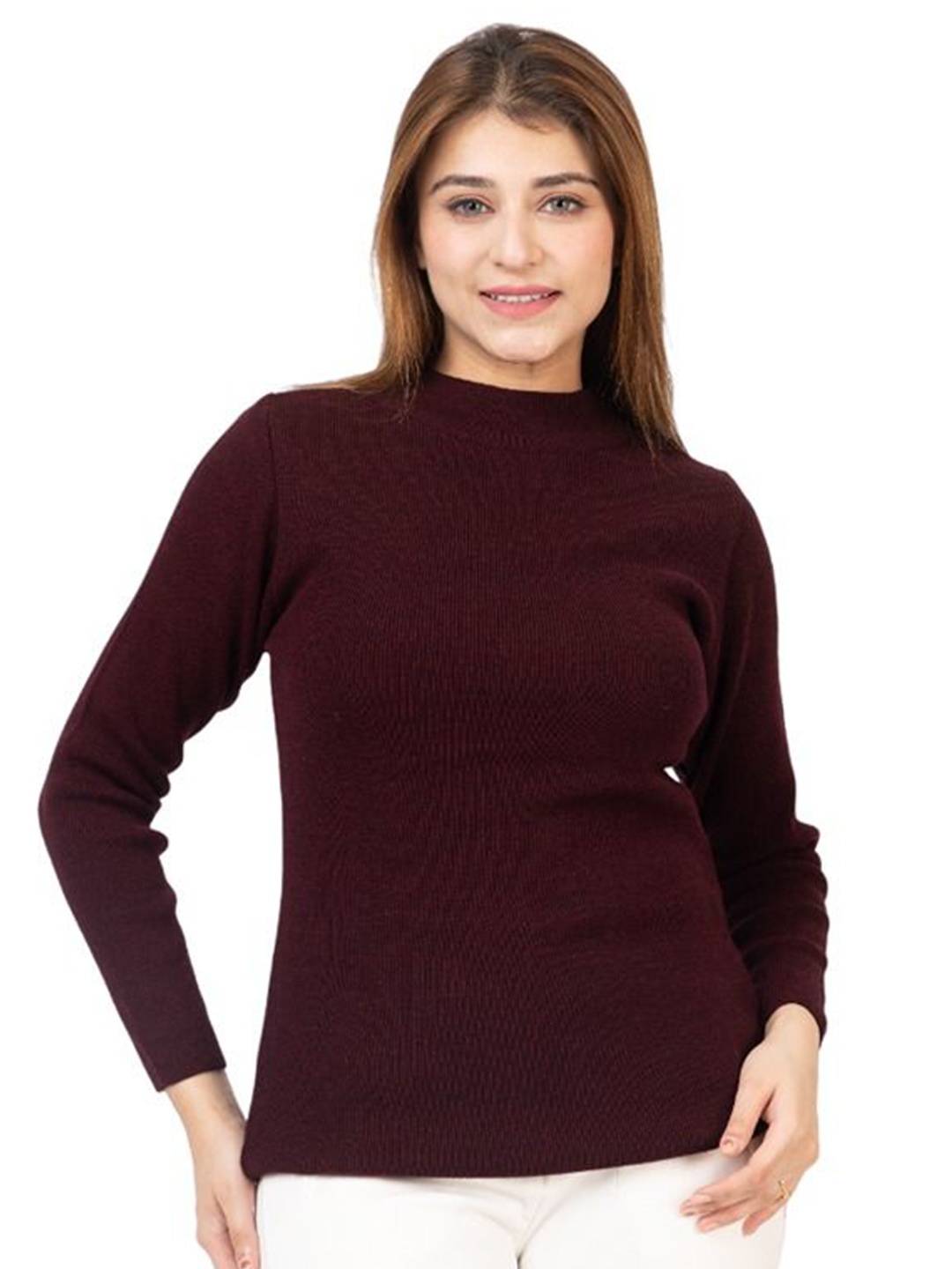 

TWENTY ME Women Pullover, Maroon