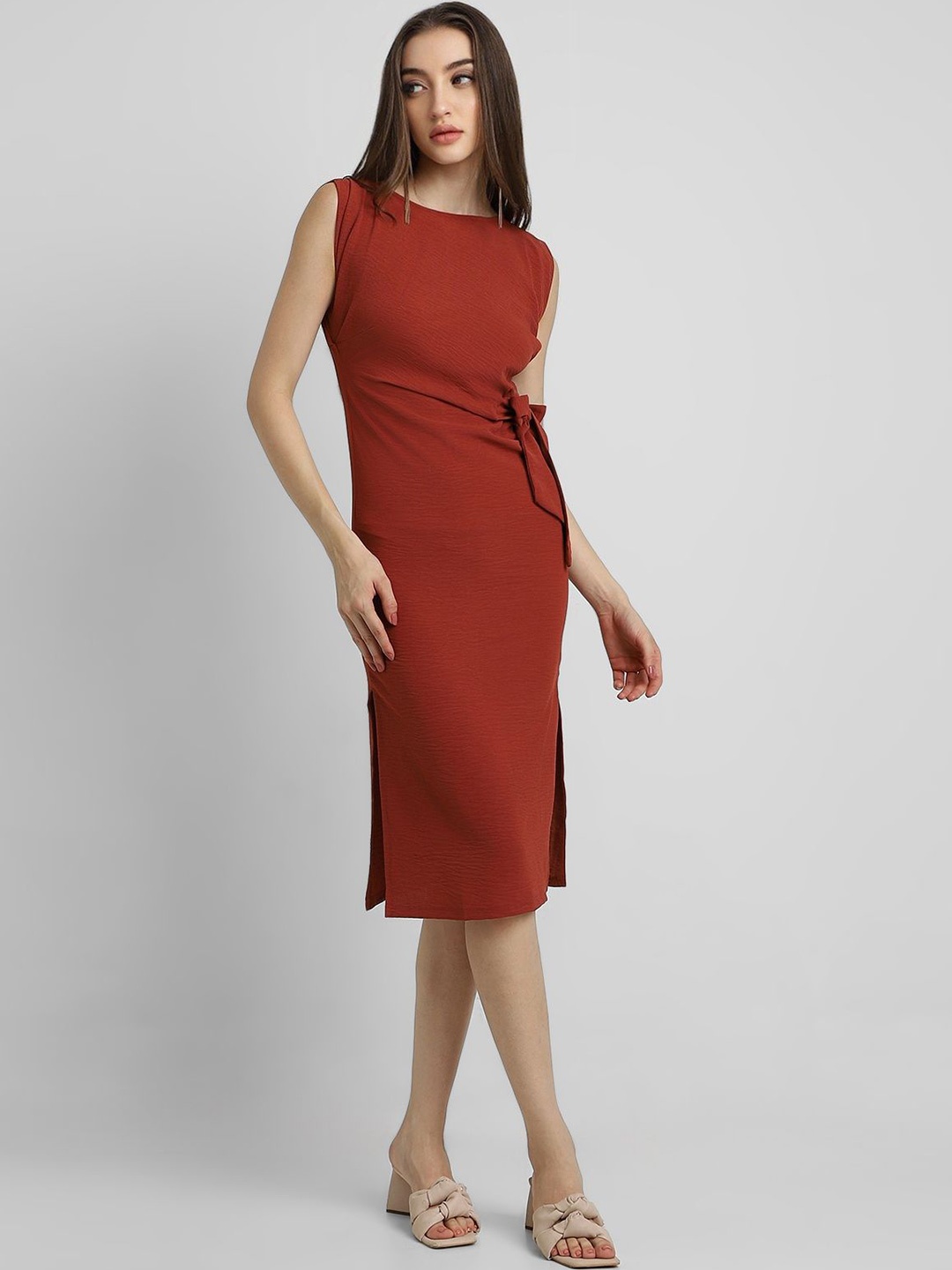 

FOREVER 21 Sheath Nidi Dress, Maroon