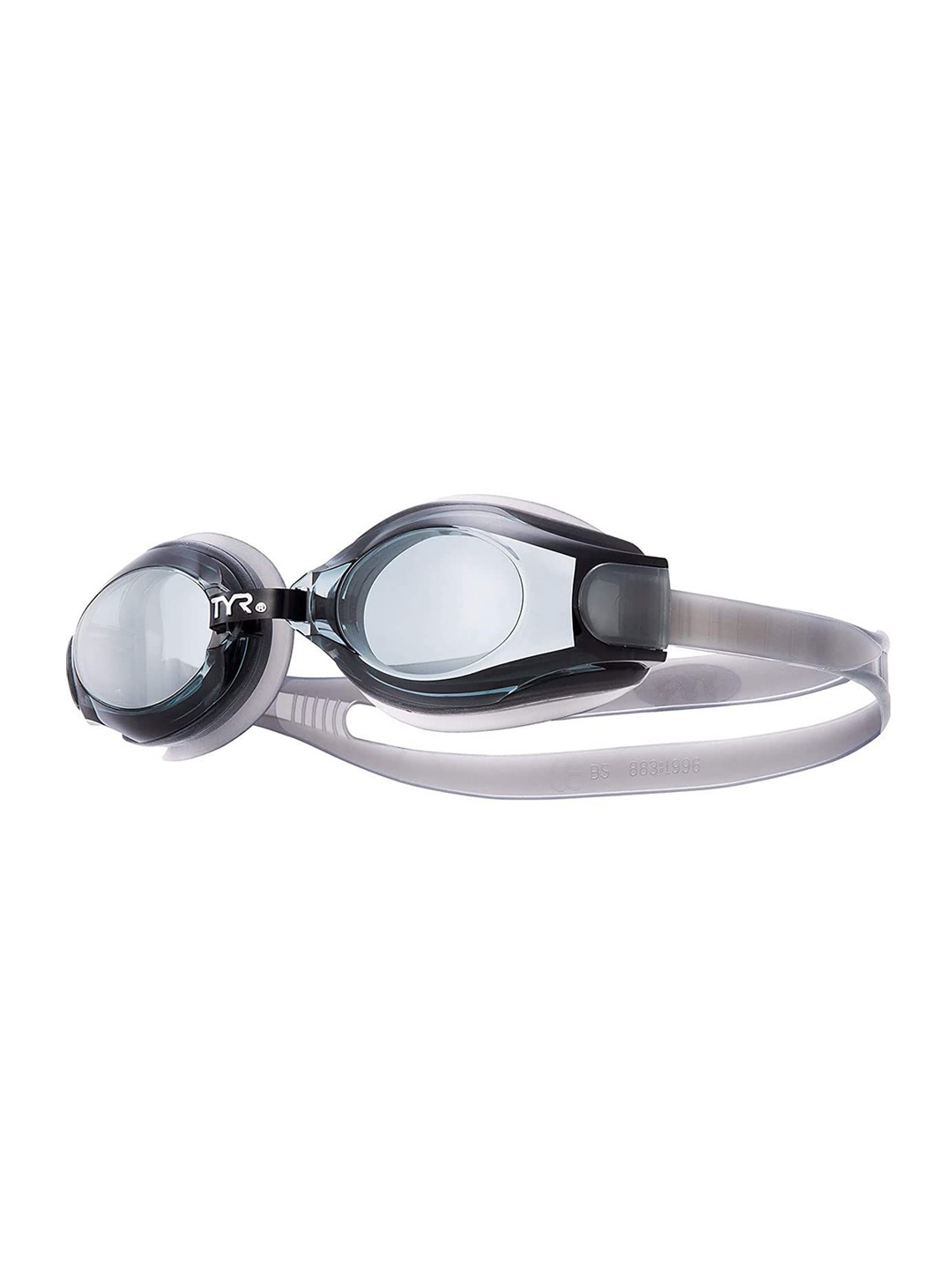 

Tyr Corrective Optical Swim Goggles 2.0 (Smoke/Clear/Clear), Black