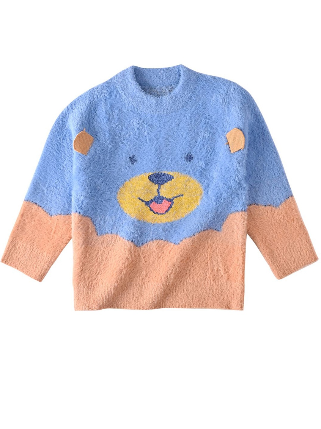 

Bold N Elegant Unisex Kids Colourblocked Pullover, Blue