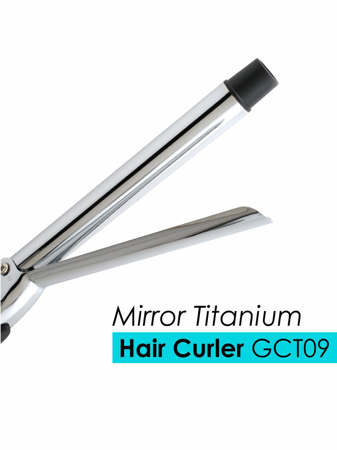 

GORGIO PROFESSIONAL Mirror Titanium Hair Curler- GCT09, Black