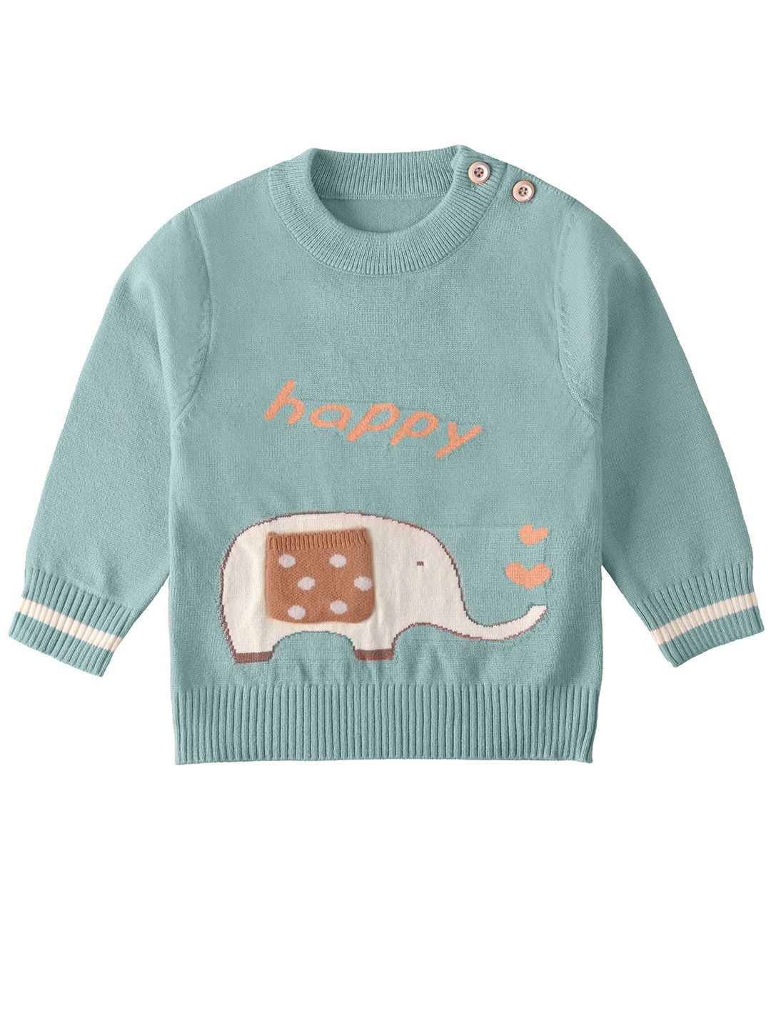 

Bold N Elegant Unisex Kids Striped Pullover, Blue