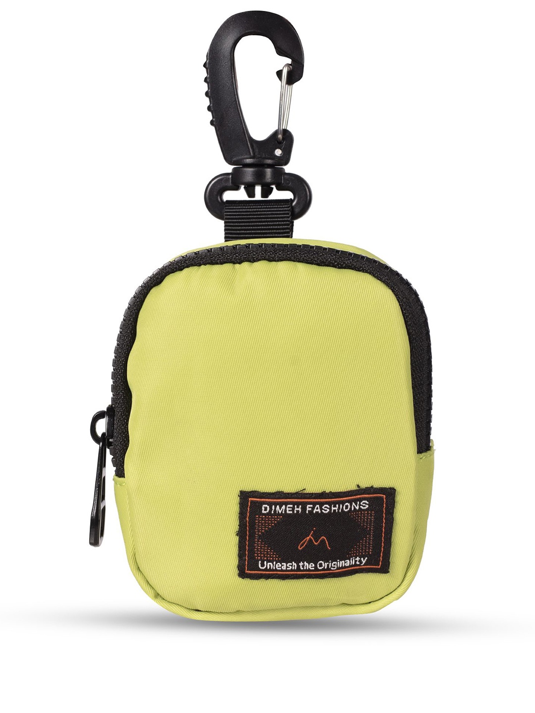 

DIMEH Unisex Zip Detail Zip Around Wallet, Green