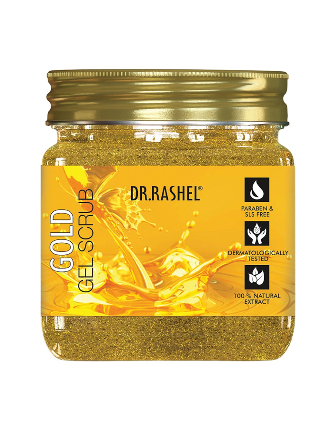 

DR.RASHEL Exfoliates Skin Brightening Gold Gel Scrub 380 ml