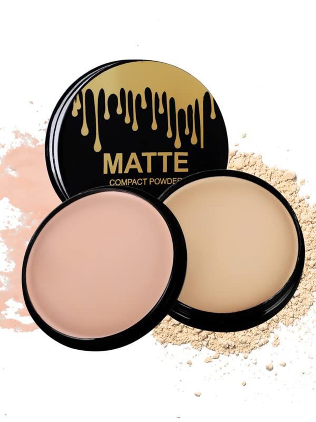 

A.D.S 2 In1 Waterproof Powder Compact -20g, Beige